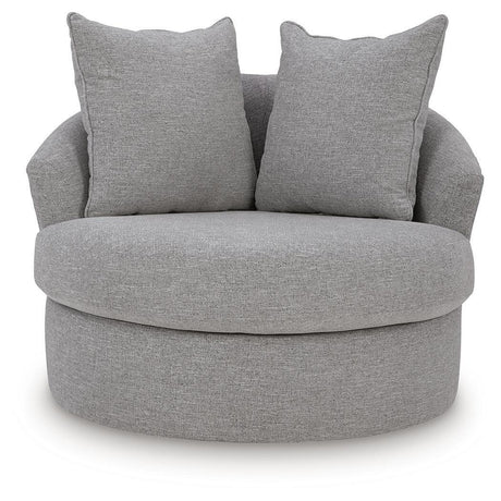 UrbanCrest - Swivel Accent Chair - Pewter