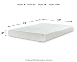 Chime 8 Inch Memory Foam - Medium Memory Foam Mattress