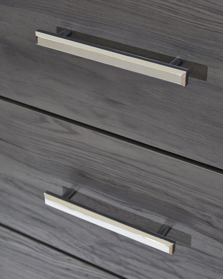 Lodanna - Five Drawer Chest - Gray