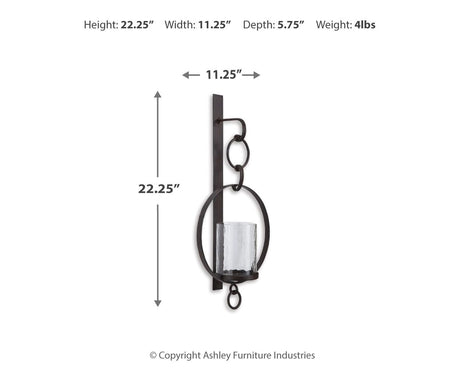 Ogaleesha - Wall Sconce - Brown