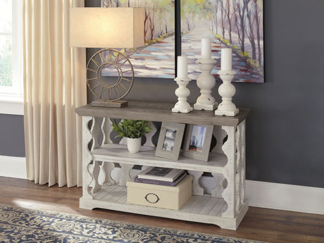 Havalance - Console Sofa Table - Gray / White