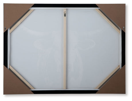 Harlandale - Wall Art - Black / White / Brown