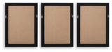 Janisburg - Wall Art Set (Set of 3) - Black / White / Brown