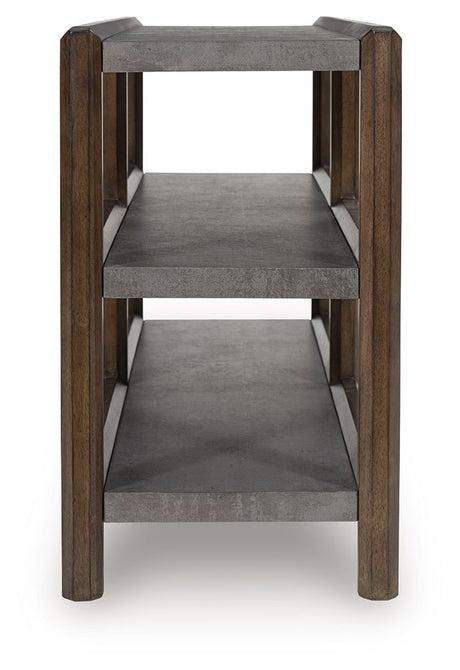 Kallenny - Sofa Table - Brown / Gray