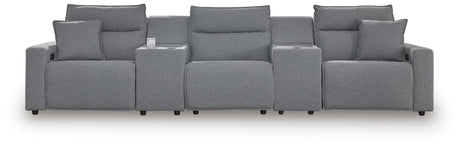 Modmax II - Reclining Sectional - Salt And Pepper