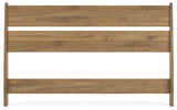 Deanlow - Full Panel Headboard - Honey