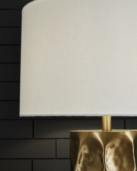 Marshawn - Metal Table Lamp - Gold Finish
