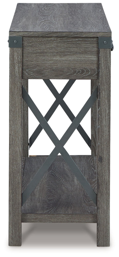 Freedan - Console Sofa Table - Grayish Brown