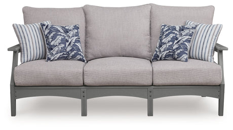 Cove Beach - Sofa With Cushion - Gray