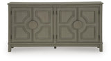 Darlock - Accent Cabinet - Warm Gray