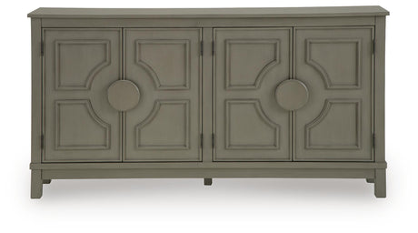 Darlock - Accent Cabinet - Warm Gray